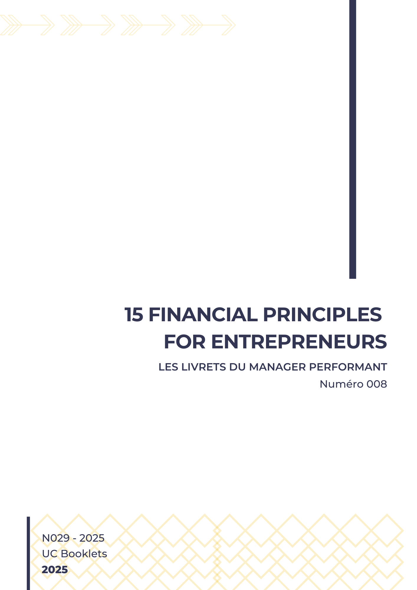 15 Financial principles for entrepreneurs