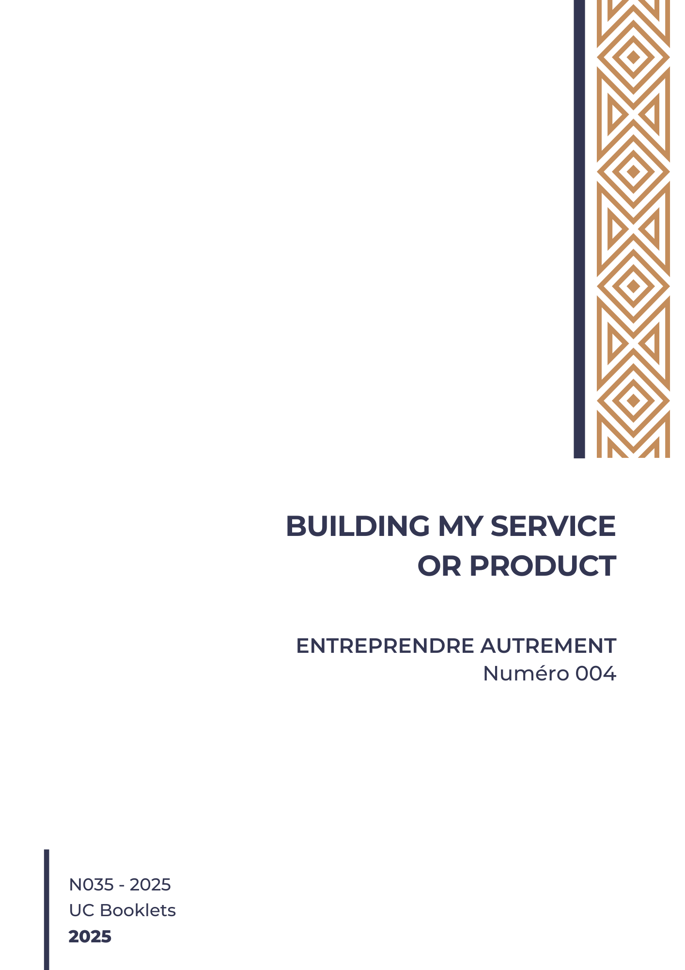 Building my product or service