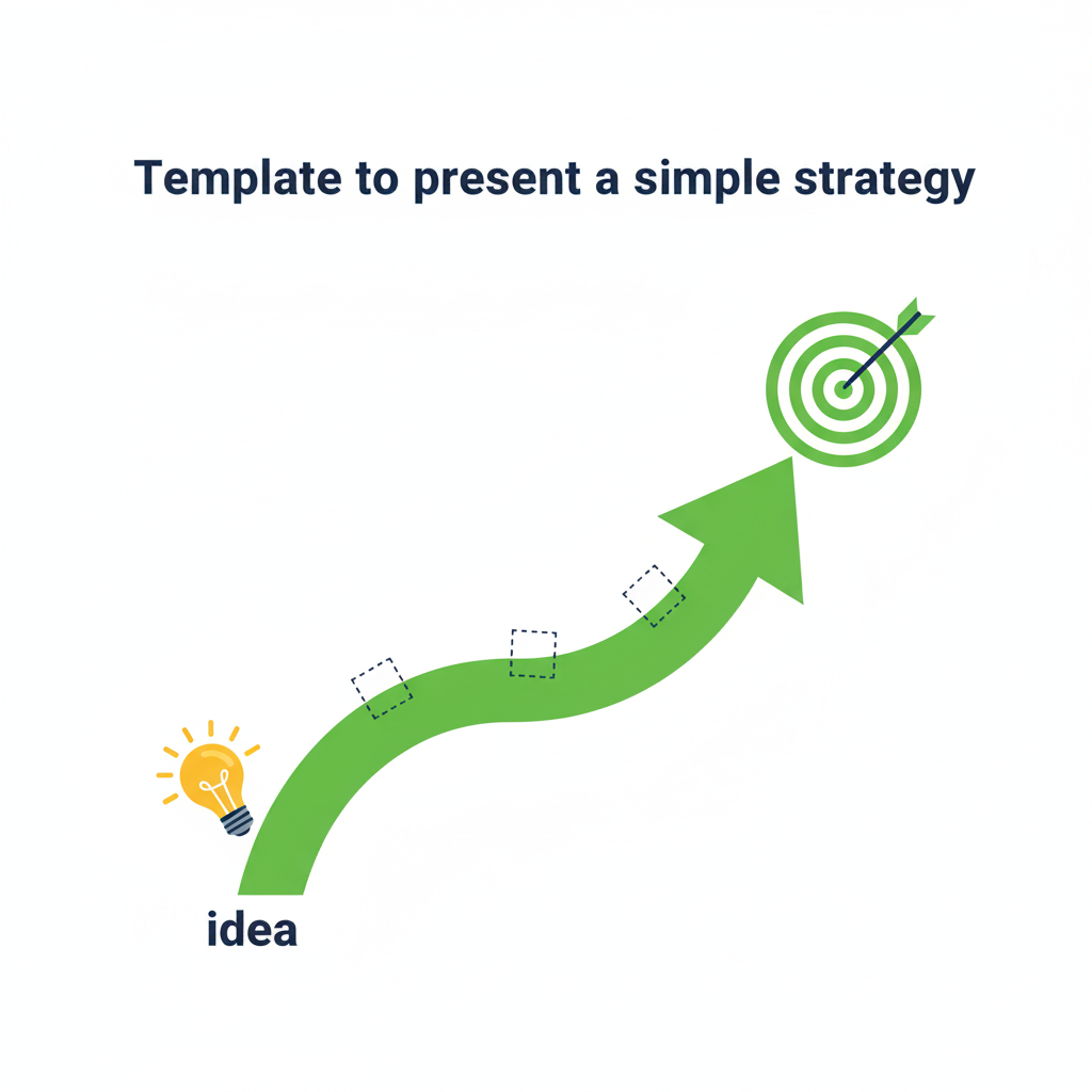 Template to present a simple strategy